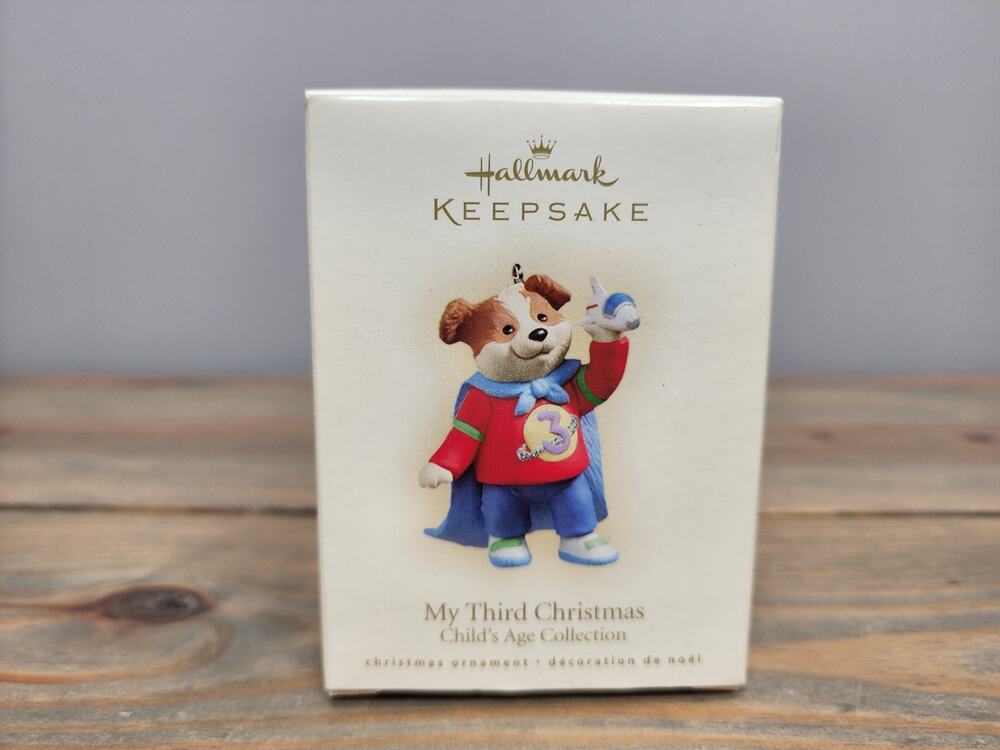 Hallmark My Third Christmas Boy Keepsake Ornament